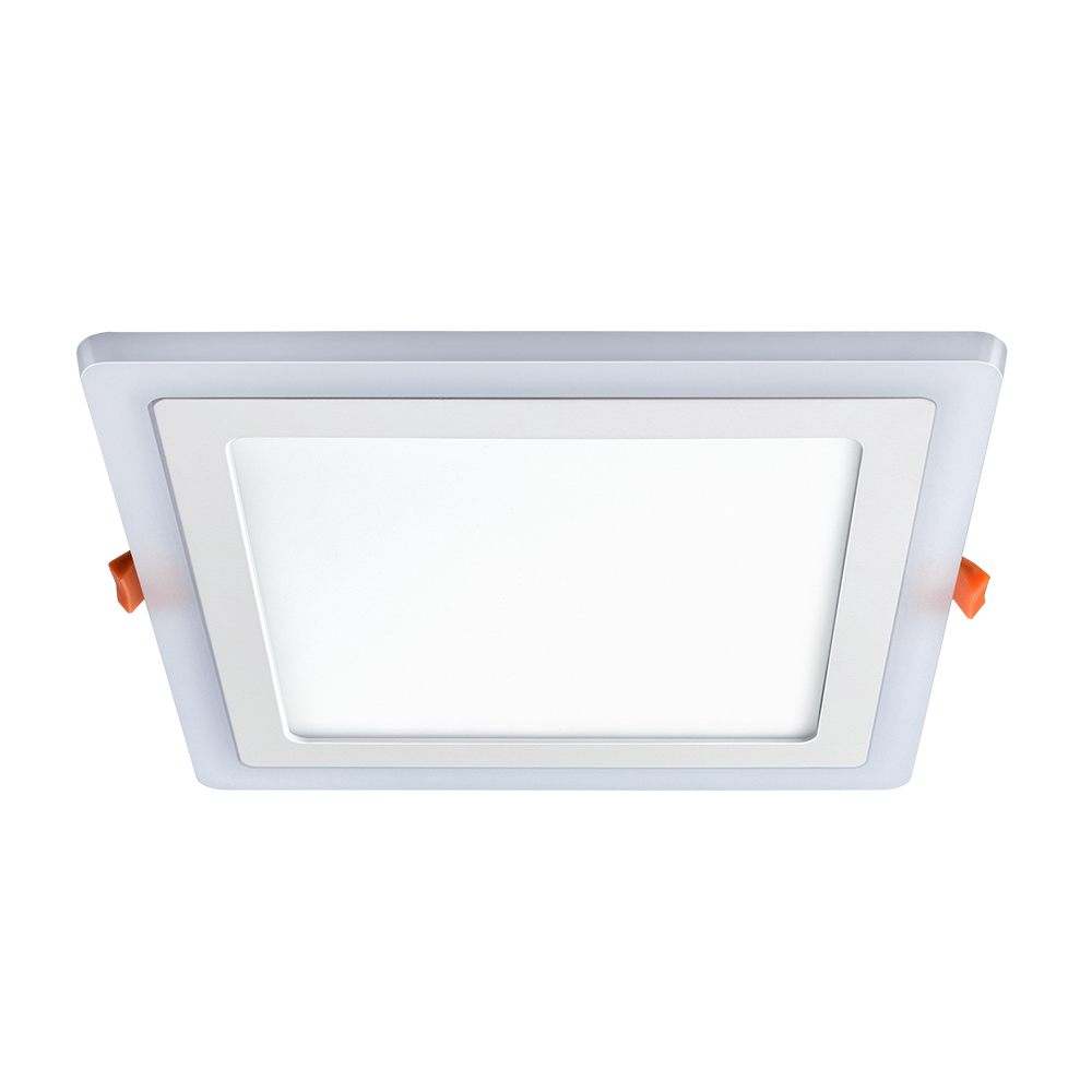 LUMINÁRIA LED EMBUTIR QUADRADO 3 ESTÁGIOS 12W BF 6W BQ Iluminação